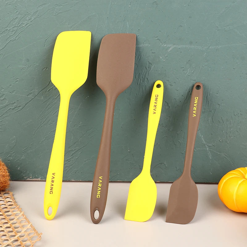 Kitchen Silicone Cream Butter Cake Spatula Scraper Nonstick Mixer DIY Qme