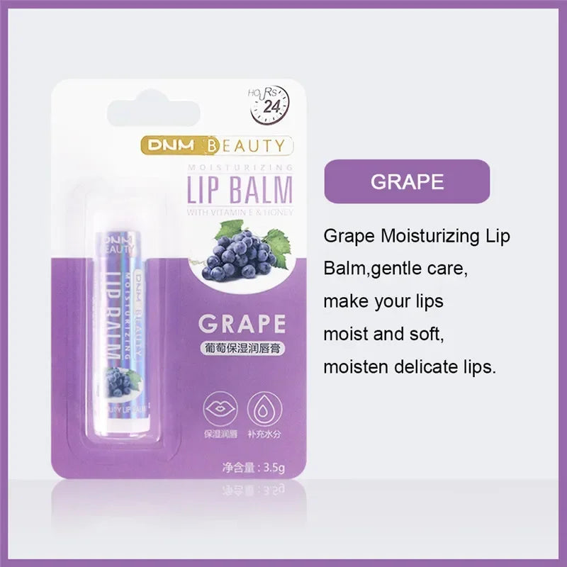 DNM 18 Colors Moisture Lip Balm Nourishes Lips Reduce Lip Lines Long-Lasting Natural Aloe Lipstick Anti Aging Lip Care Lipstick Qme 17