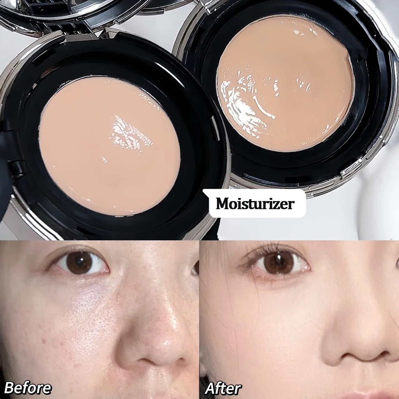 Matte Face Foundation Cream Natural Beige Full Coverage Waterproof Brightening Cover Dark Circle Concealer Makeup Cosmetics Qme