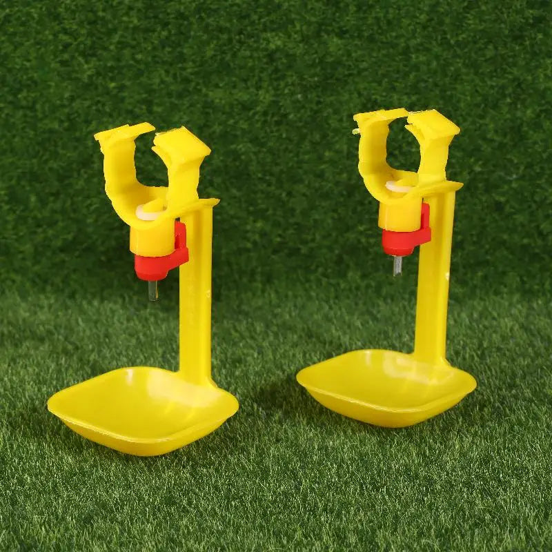 5 Automatic Chicken Water Drinking Cup Balls Pipe Nipple Drinkers Qme