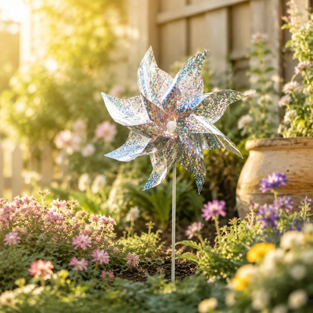 10Pcs Plastic Colorful Pinwheel DIY Lawn Windmill Decorative Wind Spinners Home Garden Yard Wedding Party Scene Decor Props Qme