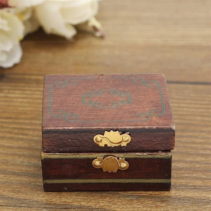 1/12 Dollhouse Miniatures Jewelry Box /Doll House Accessory Room Decor Qme