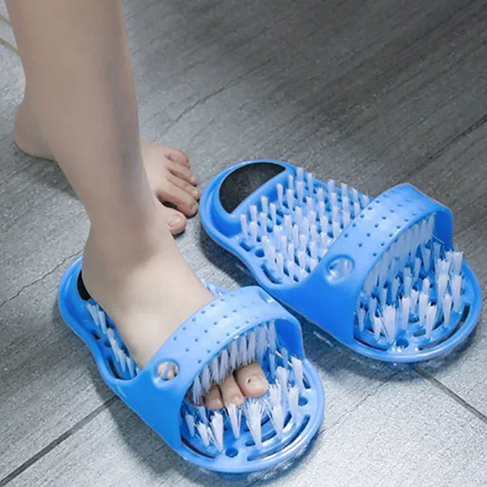 Shower Foot Scrubber Massager Bathroom Bath Brushes Remove Dead Skin Qme