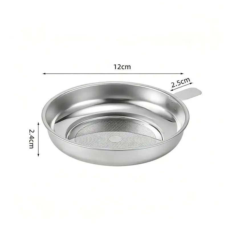 Stainless Steel Fine Mesh Food Strainer Durable Dense Holes Kitchen Qme C