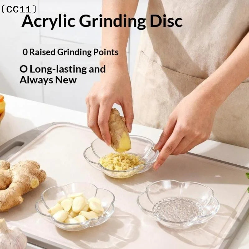 Multi-functional Garlic Grinding Seasoning Dish Kitchen Prep Dipping Qme