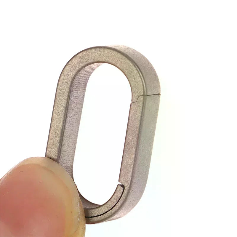 Titanium Alloy Mini Key Ring Connection Buckle Universal Joint Qme