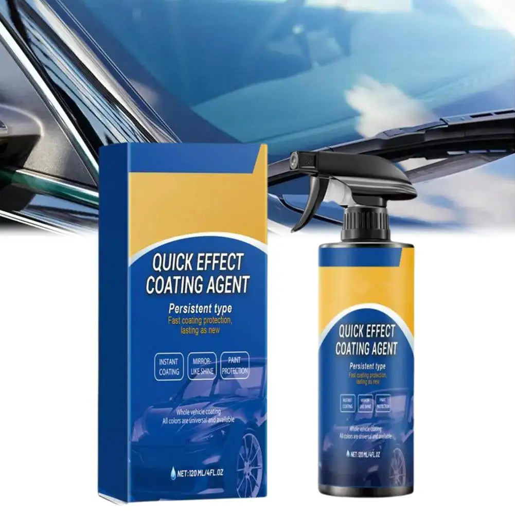 120ml Ceramic Coating Spray for Vehicles Scratch Remover Agent for Car High Protection Long-Lasting Vehicles Coating Spray Qme