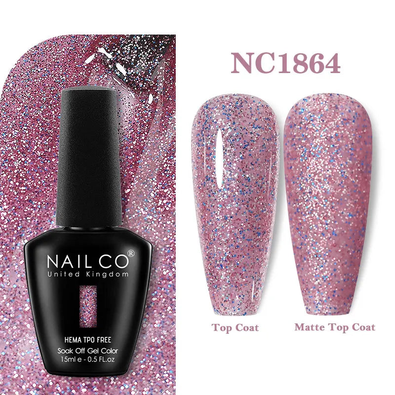 NAILCO Coat Base Gel Nail Polish Nails Art Semi Permanent Lacquer