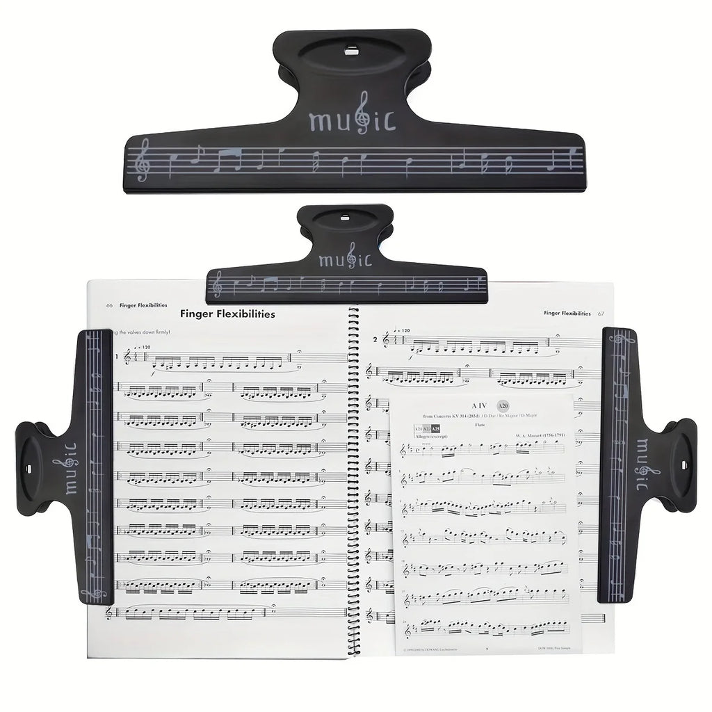 Music Note Sheet Music Clip Plastic Page Holder Clamp For Piano Guitar Players Song Book Fixing Clip Musical Instrument Qme