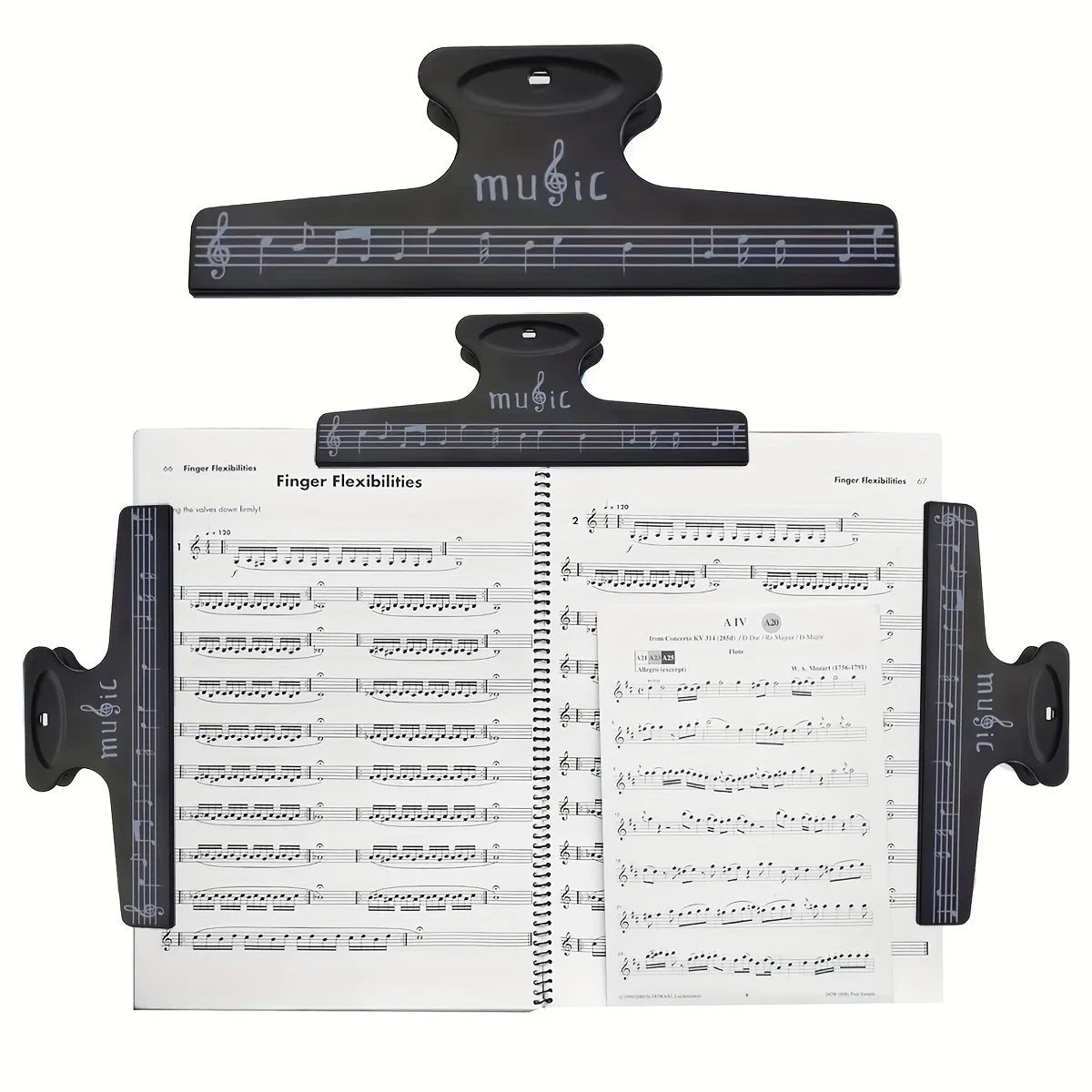 Music Note Sheet Music Clip Plastic Page Holder Clamp For Piano Guitar Players Song Book Fixing Clip Musical Instrument Qme