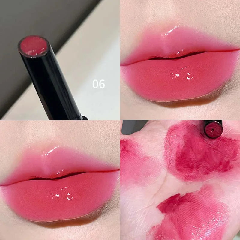 HERORANGE Push-button Mirror Lipstick Moisturizing Long-lasting Lip Qme HR708-06