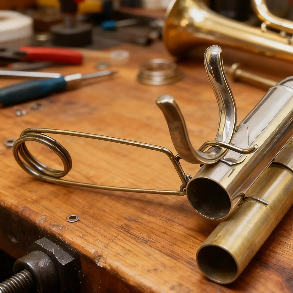 Wind Instrument Repair Soldering Clamp Wind Instrument Repair Tool Trumpet Soldering Clamp for Flute Trumpet Saxophone Horn Qme