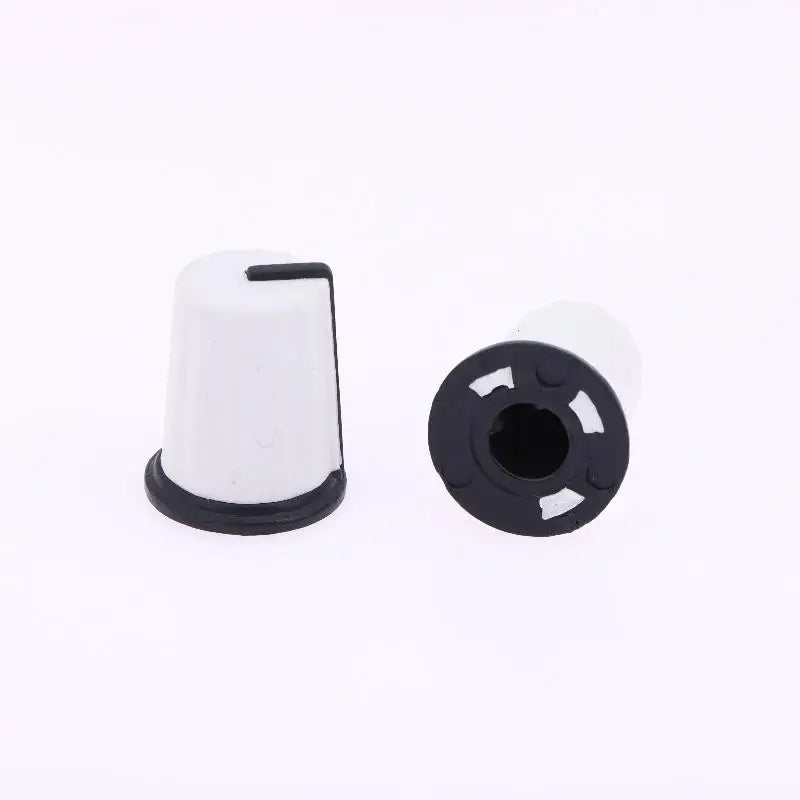 2 16x19mm Rubber Potentiometer Knob Mixer DJM Series DJM-2000 900 850 Qme White Black X2