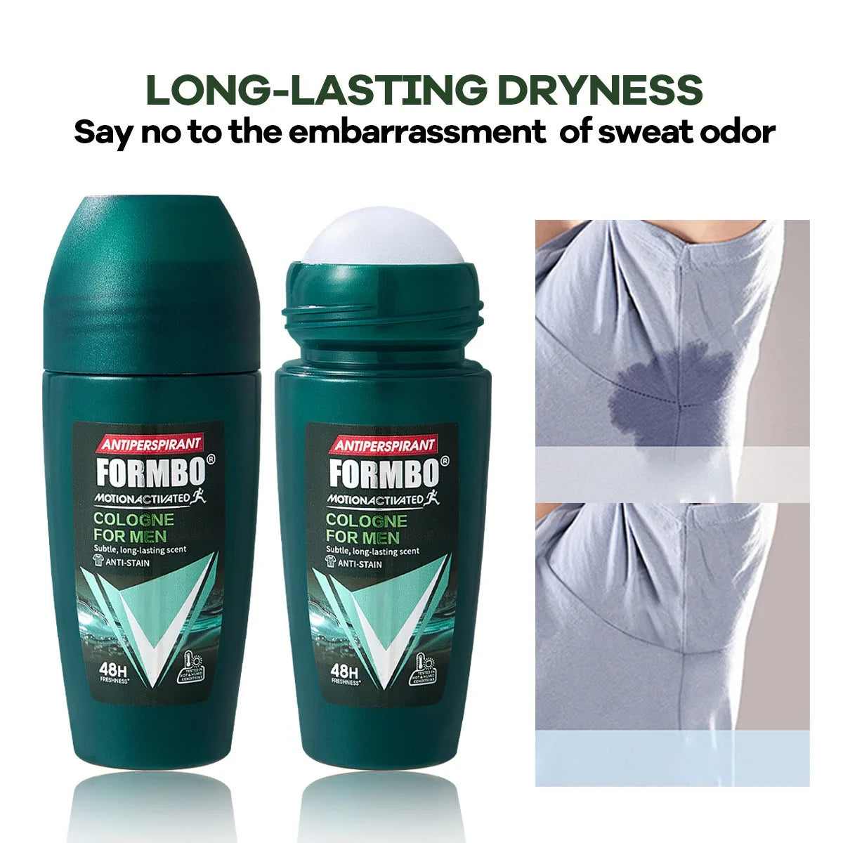 Men's Anti Sweat Body Lotion Long-lasting Fragrance Fresh Aroma Qme
