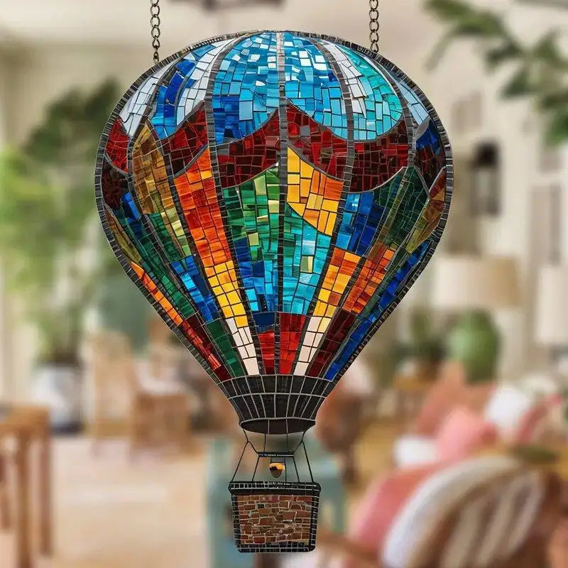 Air Balloon Light-collecting Device Flower Window Pendant Garden Home Qme
