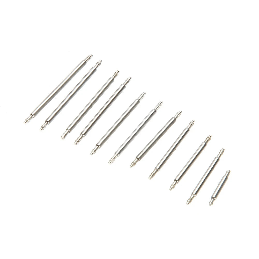 Watchband Ear Watchband Spring Bar Stainless Steel Watchband Spring Bar 8-25mm Watch Strap Ear Sets Watchband Steel Bar Qme