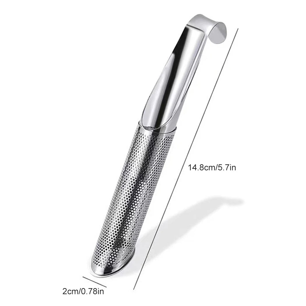 Tea Infuser Strainer For Spice Tea Colator Ceremony Set Stainless Steel Poop Teaware Infusor Item Teapot Sieve Tea Bag Qme Silver