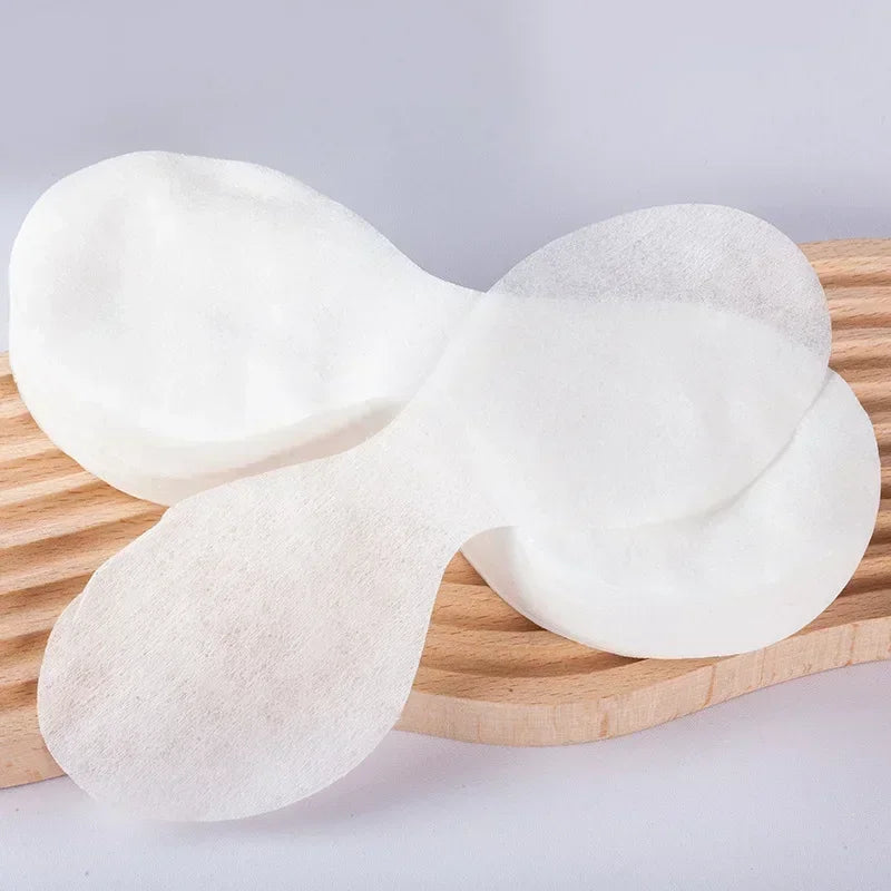 300/200/100PCS Disposable Eye Mask DIY Natural Cotton Eye Paper Women Essential Product Ultrathin Silk Eye Paper Mask Qme