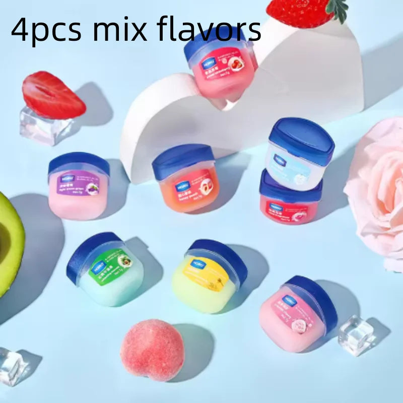 1/4/8pcs mix flavors Winter Lip Balm Whitening Moisturizing Base Natural Plant Base Moisturizing Crack Lip Care Jelly Qme 4pcs mix flavors 7g