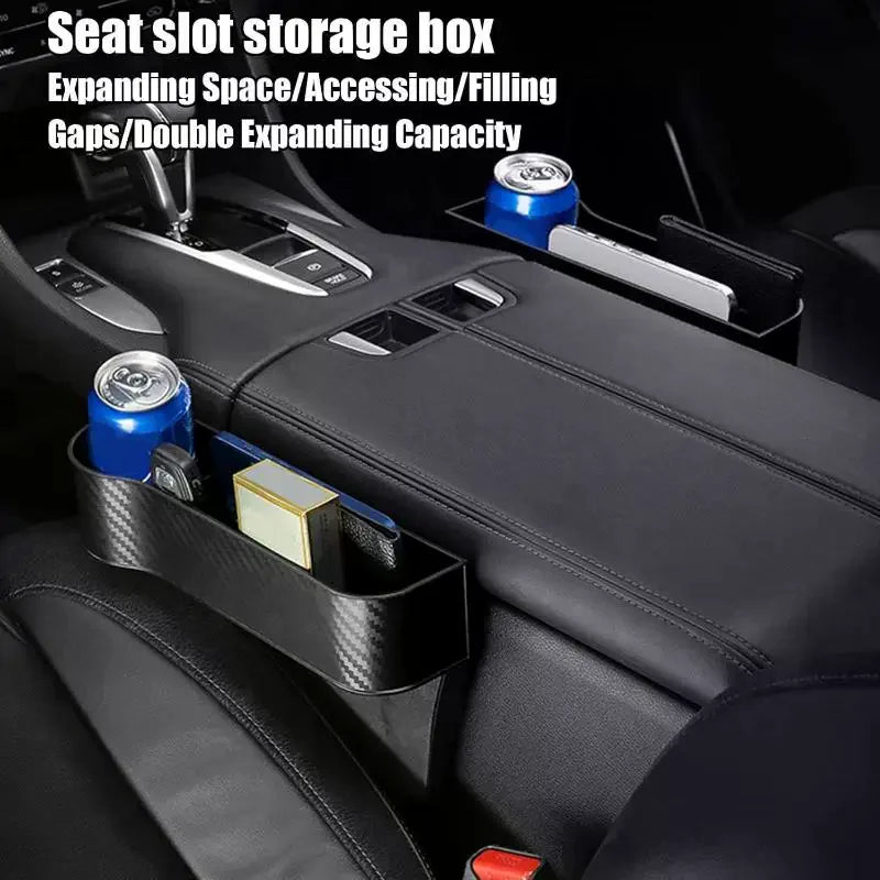 Car Seat Crevice S Storage Box Organizer Slit Filler Holder Wallet Qme
