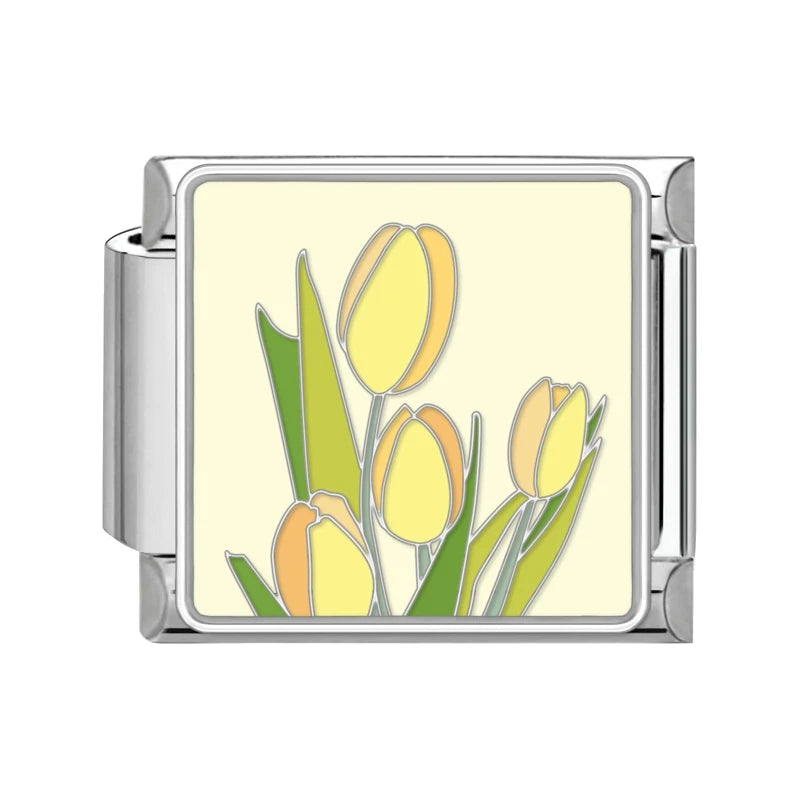 Drop Shipping 2026 Romantic Dreamy Moon Flower Sea Italian Charm