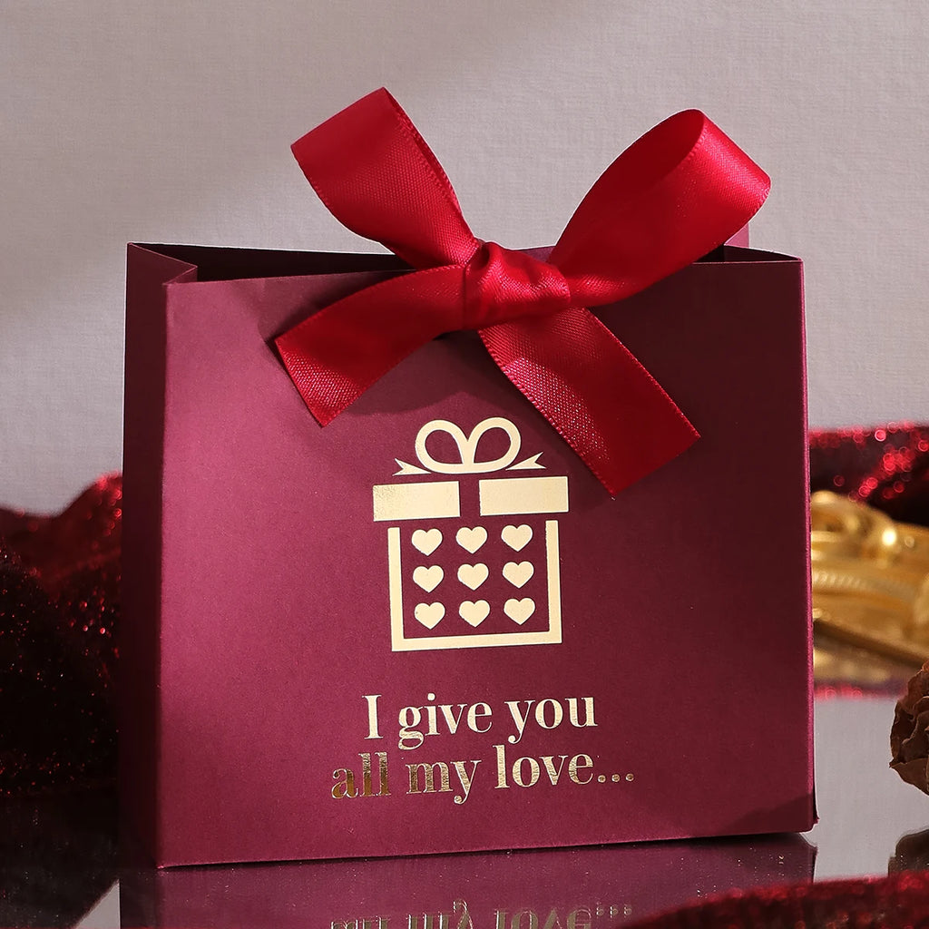 10 Pack of Cute Mini Gift Boxes in Heart Shape - Perfect for Valentine's Day, Weddings and Special Occasions - Ideal for Candies Qme Red-10Pcs Other Other