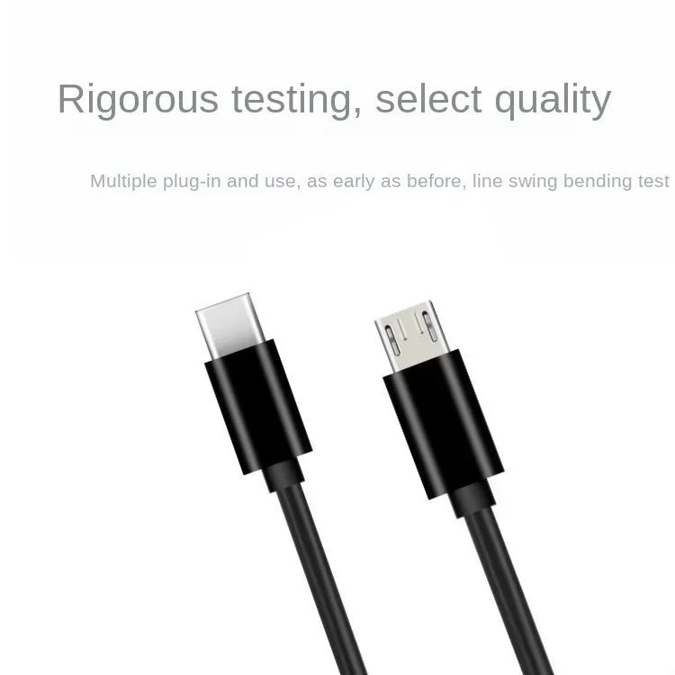USB Type C To Micro Usb Cable For Samsung Galaxy S7 S6 Android Fast Charging Mobile Phone Charger Cord For Huawei USB PD Cable Qme