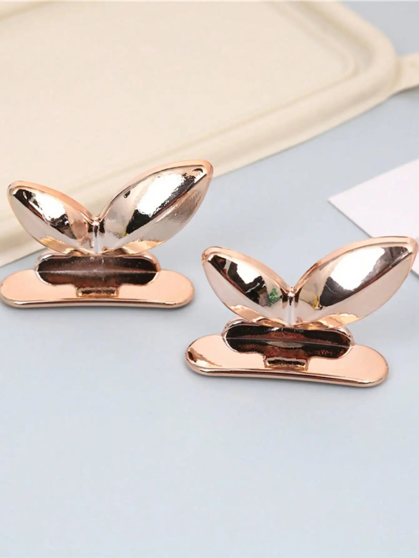 2 Rose Gold Toilet Seat Riser Kits No-hand-dirtying Puller Qme golden