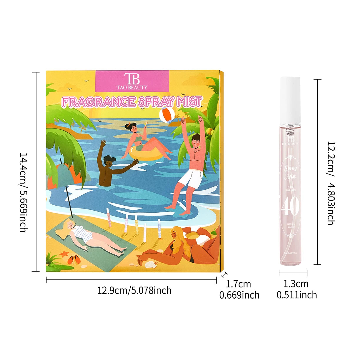 Fresh Fragrance Spray Flower Fruit Lasting Portable Charming Qme