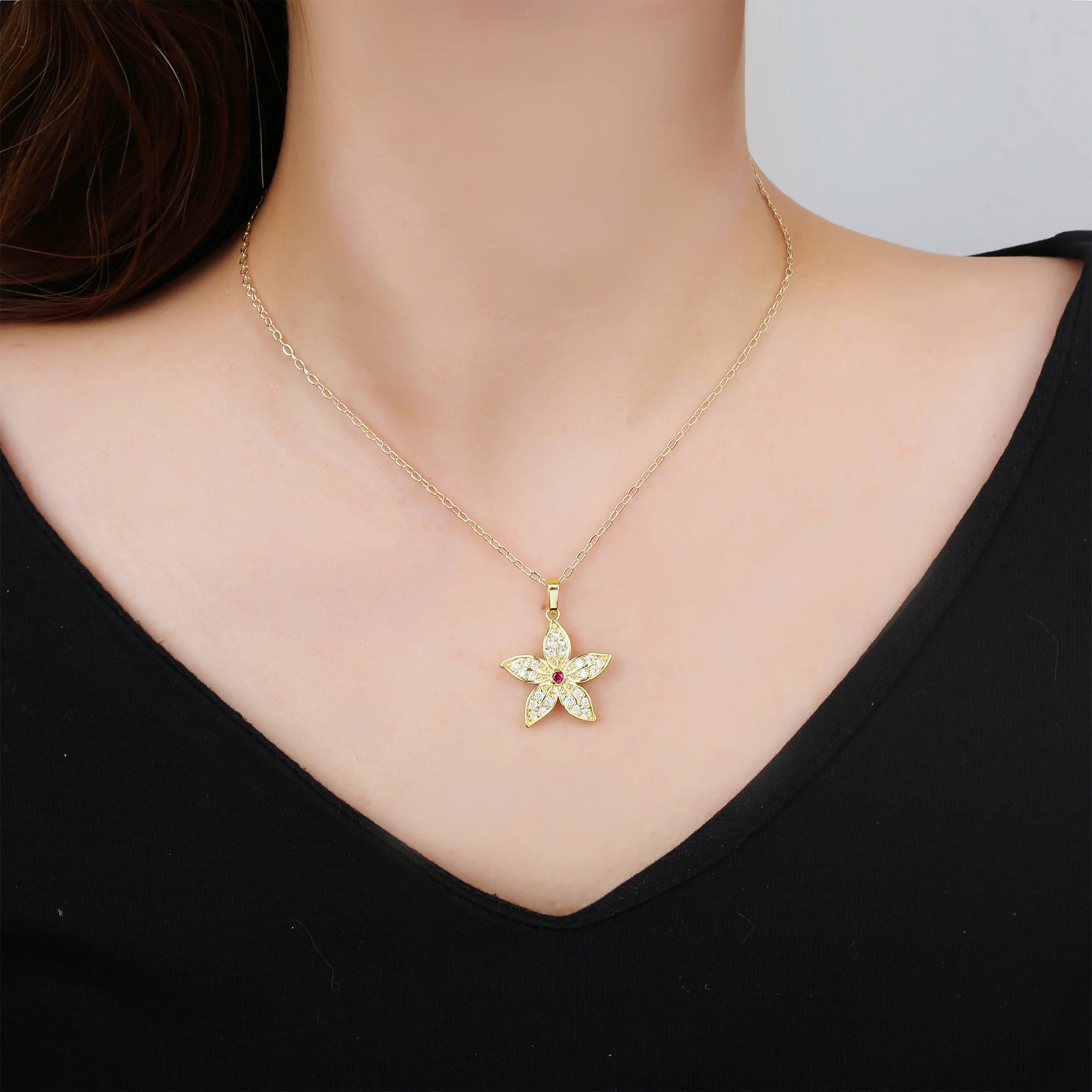 9 Style Luxury Shiny Zirconia Animal Puppy Elephant Leopard Pendant Necklace for Man Woman Party Gold Plated Jewelry Daily Wear Qme