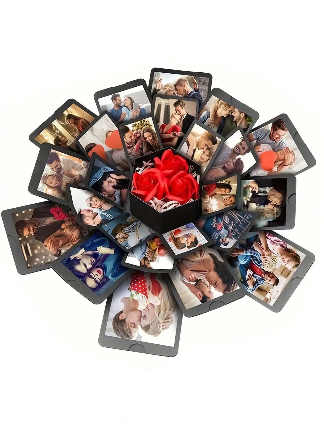 Hexagonal DIY Handmade Photo Album Surprise Confession Box Perfect Qme 1pc