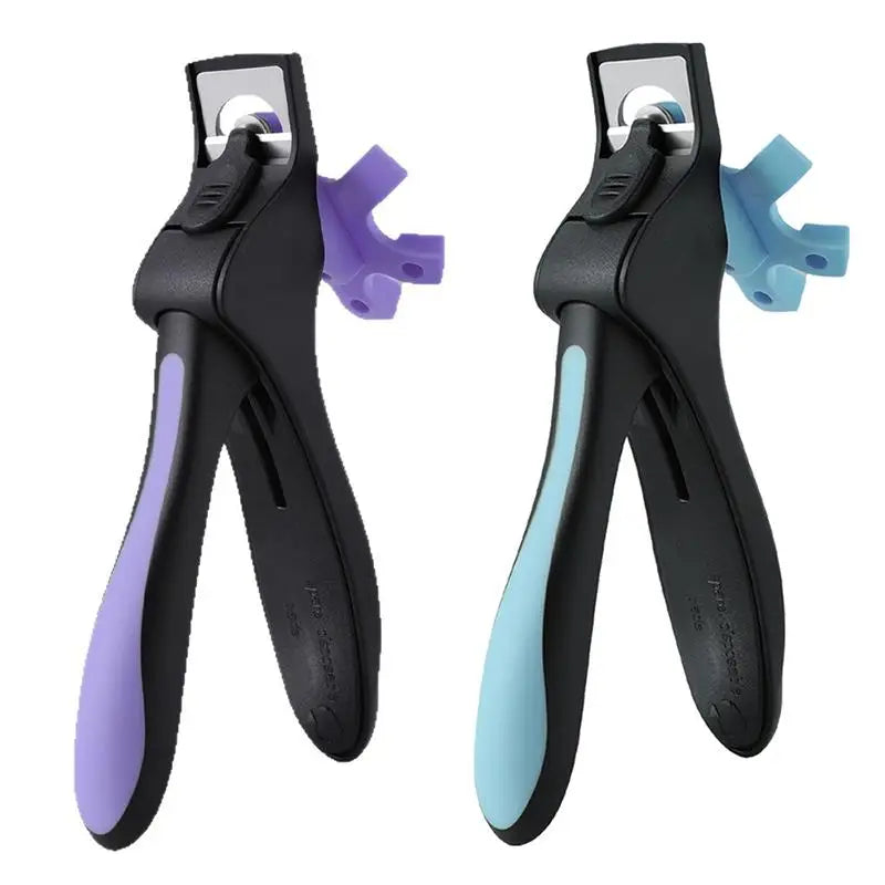 U-shaped French False Nail Scissors Clipper Positioning Adjustable Qme