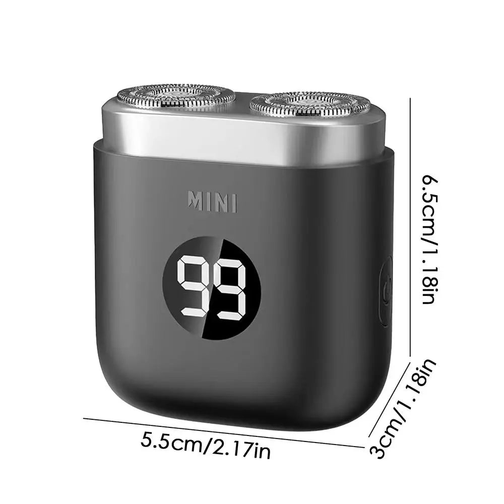 Pocket Electric Shaver Compact USB Charging Men's Beard Trimmer Qme Grey China Mainland