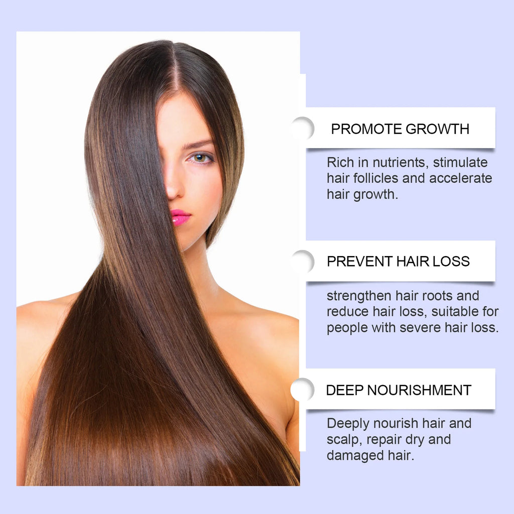 Anti Hair Loss Spray Nourish Scalp Reduce Frizz Improve Sparse Prevent Baldness Thick Hair Growth Oil Damaged Hair Repair Serum Qme
