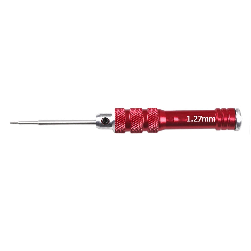 HSS Red Handle Hex Screwdriver Tool Set for RC Helicopter Repair Tools Qme 1.27mm