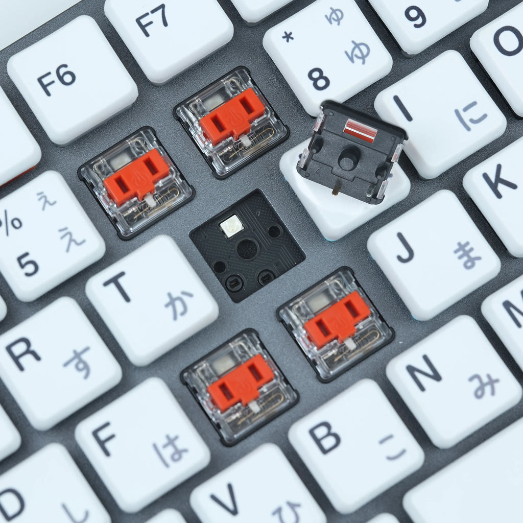 Kailh Low Profile Choc Switch 1350 RGB For Keyboard Crystal Red Pro Pale Blue Pink Robin Silver Brown White Yellow Orange Qme
