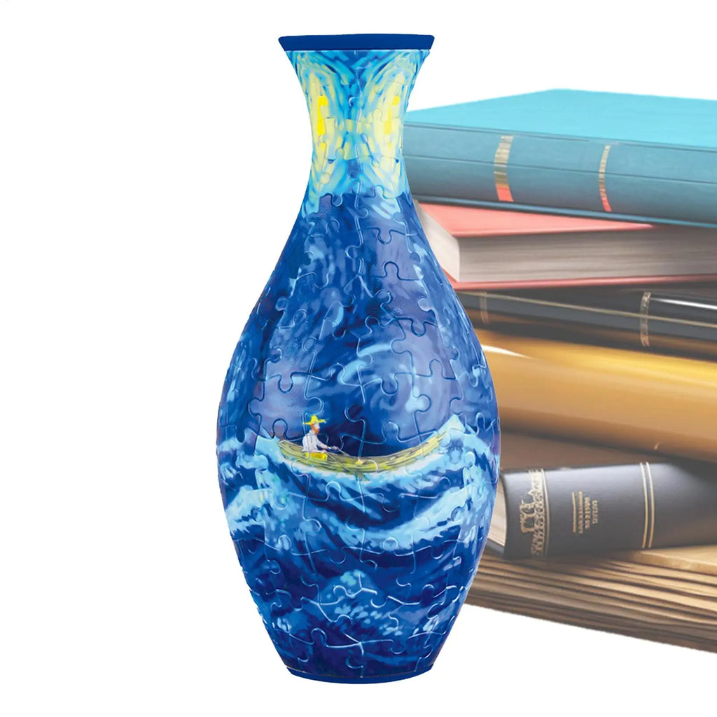 Puzzle Vase For Adults Unique Flower Vase Jigsaw Puzzle Planter Flower Vase Puzzle Made By 160 Curved Puzzle For House Warming Qme