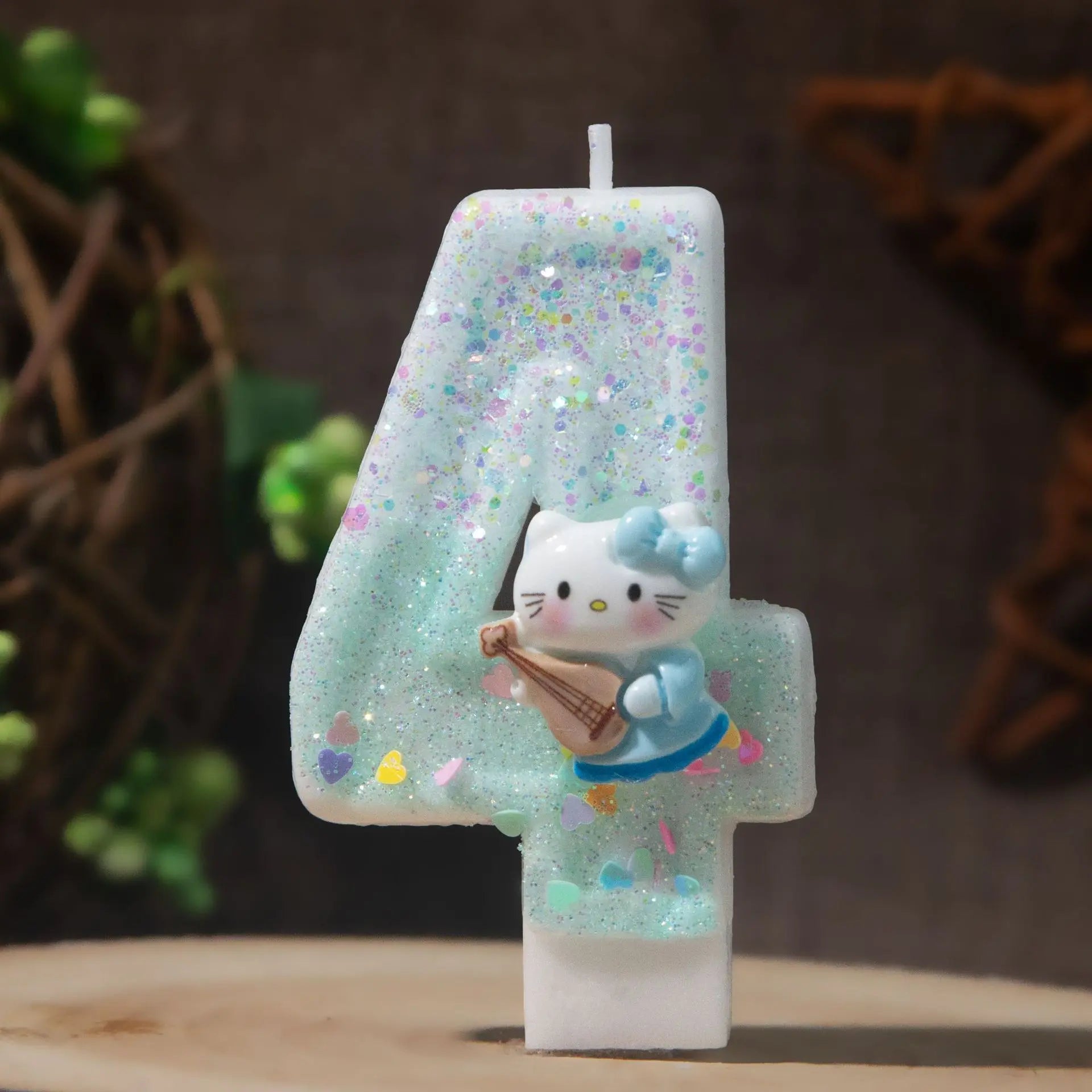 Hello Kitty Number Birthday Candles 0-9 Cartoon Cake Topper Decor Qme 4