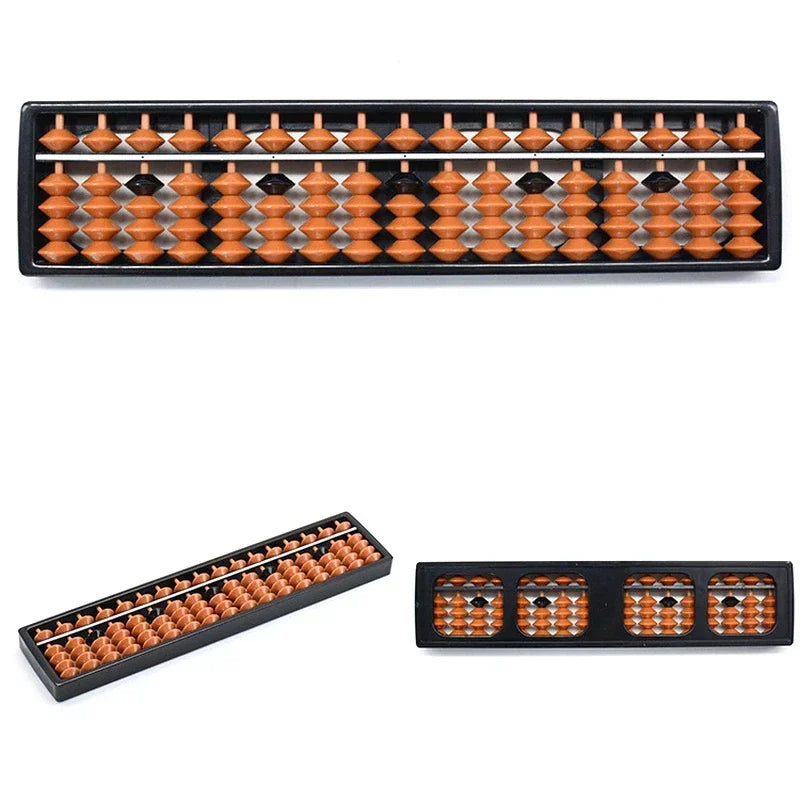 7 9 11 13 15 17 Digit Rods Standard Abacus Brown Bead Soroban Qme