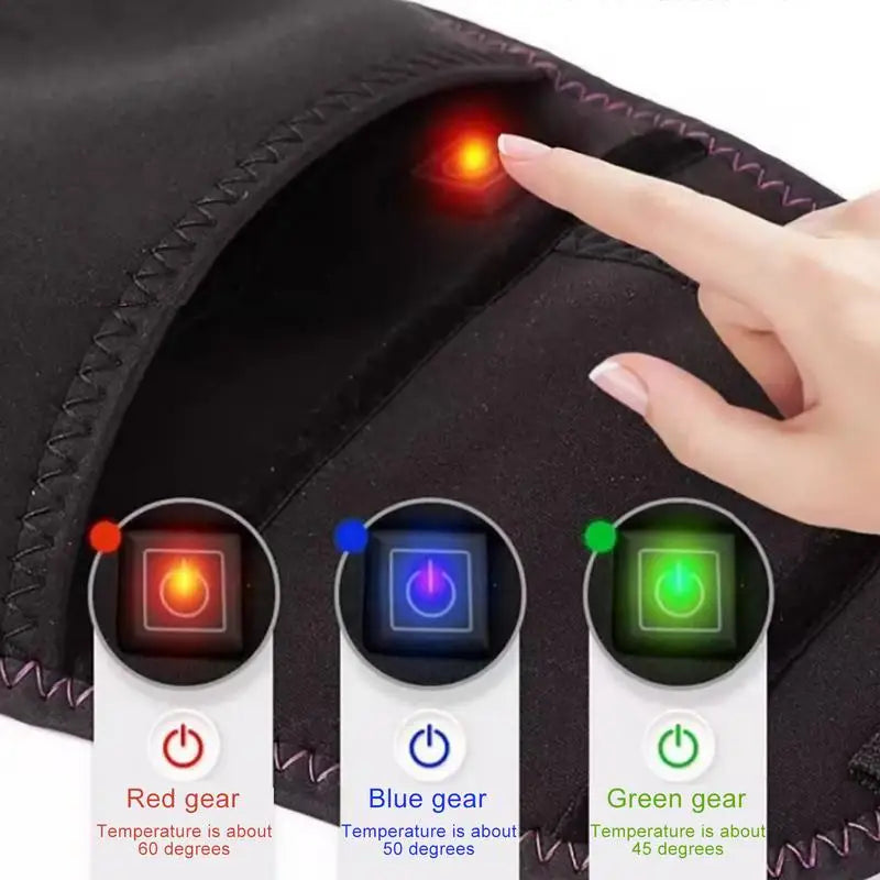 Heating Pad Belt USB Heated Waist Hand Pocket Red Light Compress Qme
