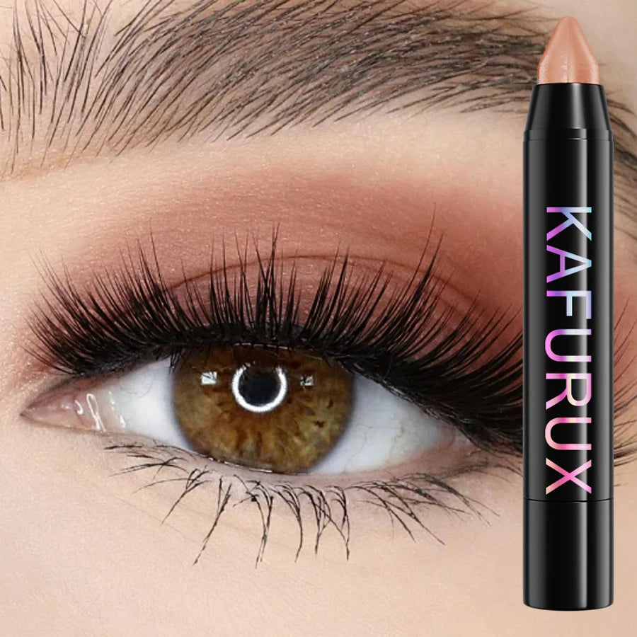 25 Colors Glitter Eyeshadow Eyeliner Pencil Waterproof Pearlescent Qme 203