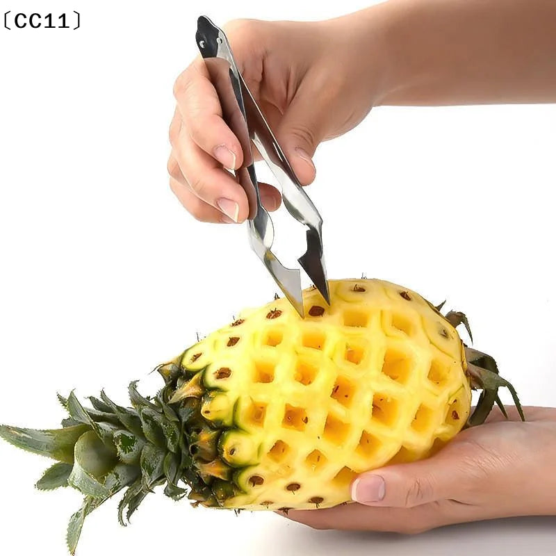 Stainless Steel Pineapple Eye Remover Tip Durable Design Home Kitchen Qme