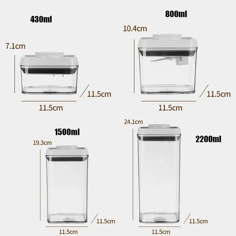 Home Bakers Pantry Organizers Dried Fruits Cereal Container Kitchen Qme