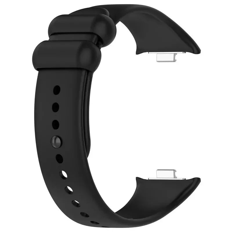 Strap+case for Xiaomi Mi Band 8 Pro Strap Smart Band Protective Case Silicone Wristband Bracelet for Miband 8Pro Qme Black Strap Mi Band 8 Pro