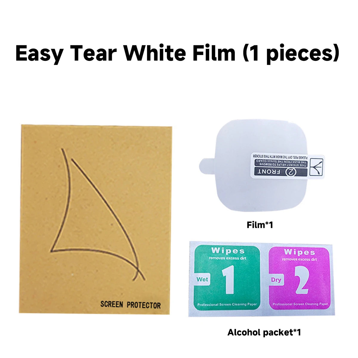 Soft Clear Protective Film For Fitbit Versa 4/3/Sense 2 Smart Watch Versa4 Sense2 Screen Protector Full Cover for Ace LTE Qme 1PC For Fitbit versa 2