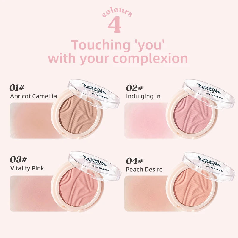 Single-color Matte Contour Blush Energizing Brightening Skin Tone Qme
