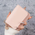 Korean Version Women's Coin Purse Short Fashion Multifunctional Qme Pink