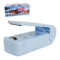 Plastic Food Bag Hand Pressure Heat Sealing Machine Kitchen Tools Qme Blue