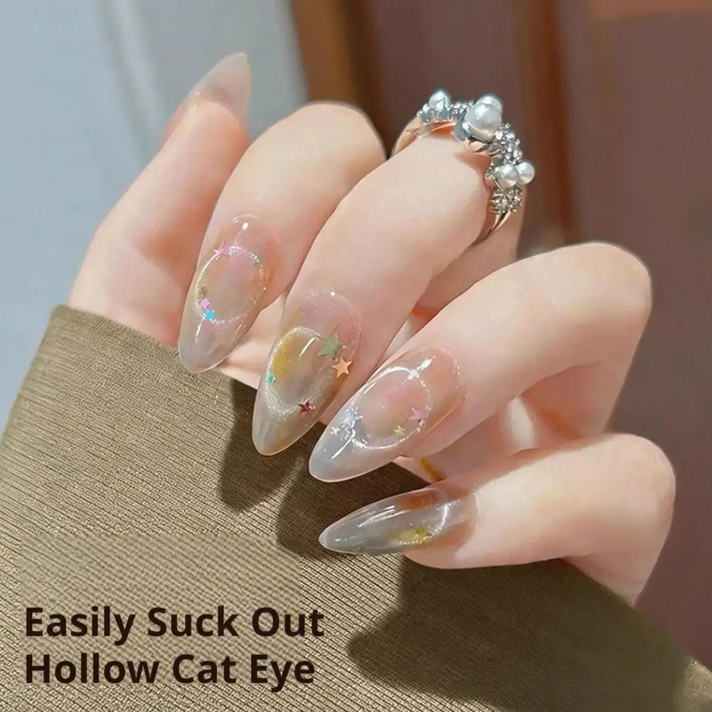 Halo Cat Eye Nail Magnet Ring Magnetic Tool With Handle For Cat Eye Gel Polish DIY Nail Art Manicure Tools Qme