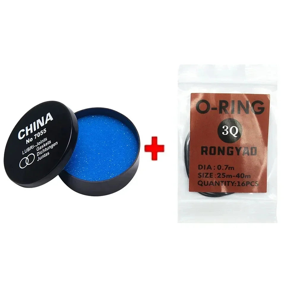 Watch Repair Tools 1box Watch Case Rubber Waterproof O-Ring Oil-resistant Watch Bottom Cover Gasket 0.5/0.6mm O-Ring Seal Gasket Qme Black-0.7